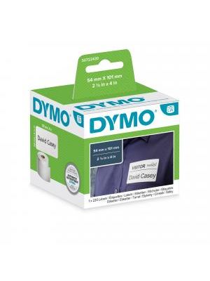 Samolepiace etikety Dymo LW 101x54mm menovky balíky biele
