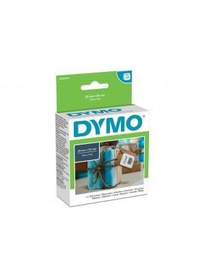 Samolepiace etikety Dymo LW 25x25mm viacúčelové biele