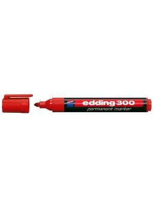 Permanentný popisovač edding 300 červený