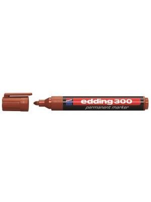 Permanentný popisovač edding 300 hnedý