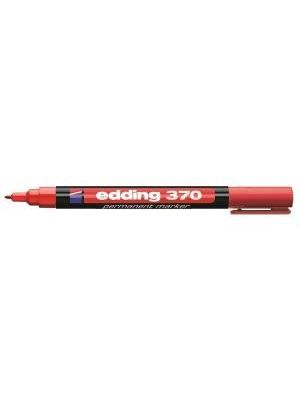 Permanentný popisovač edding 370 červený