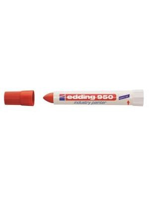 Priemyselný voskový popisovač edding 950 červený