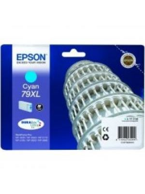 Atramentová náplň Epson C13T790240 cyan XL 79XL pre WF-5620/5690/5190/5000 (2.000 str.)
