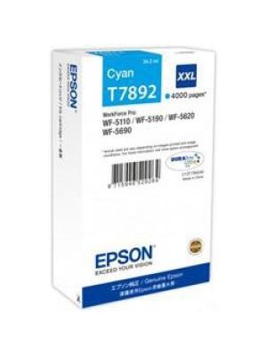 Atramentová náplň Epson C13T789240 cyan XXL pre WF-5620/5690/5190/5000 (4.000 str.)