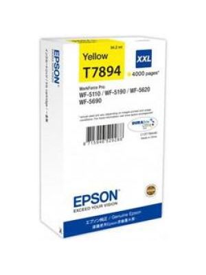 Atramentová náplň Epson C13T789440 yellow XXL pre WF-5620/5690/5190/5000 (4.000 str.)