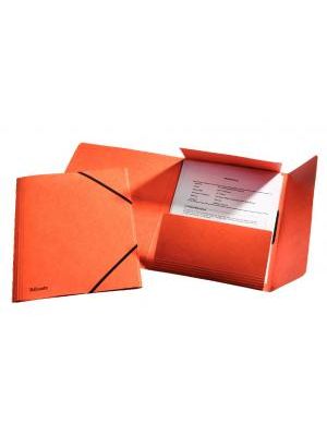 Prešpánový obal s gumičkou Esselte oranžový