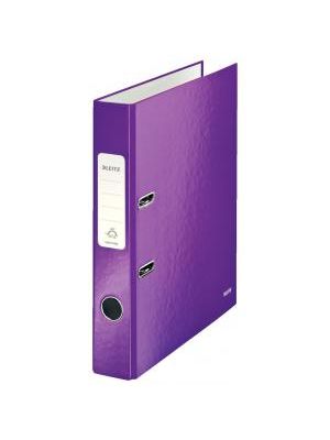 Zakladač pákový Leitz 180° WOW 5cm purpurový
