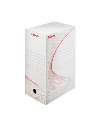 Archívny box Esselte 150mm biely/červený