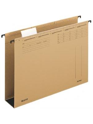Závesný obal Leitz ALPHA 60mm dno hnedý