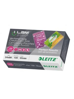 Laminovacie fólie Leitz 54x86 mm, 125 mic