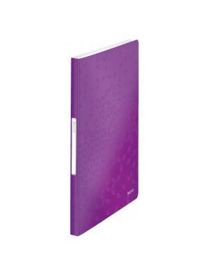 Katalógová kniha 40 Leitz WOW purpurová