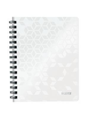 Blok poznámkový linajkový Leitz WOW A5 biely