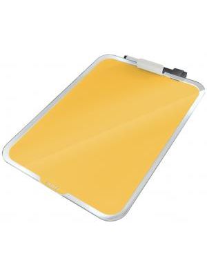 Flipchart stolný sklenený Leitz Cosy teplý žltý