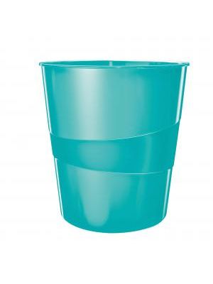 Kôš plastový Leitz WOW 15l ľadovo modrý