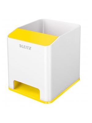 Stojan na perá hudobný Leitz WOW žltý