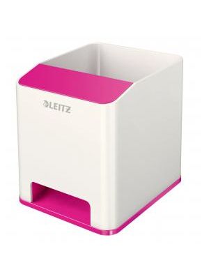Stojan na perá hudobný Leitz WOW metalický ružový