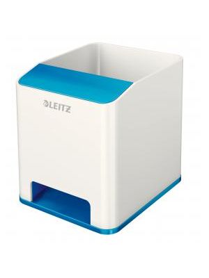 Stojan na perá hudobný Leitz WOW metalický modrý