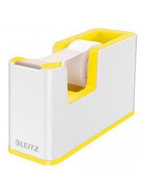 Dispenzor s páskou Leitz WOW biely/žltý
