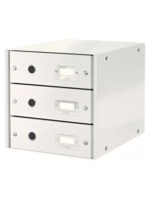 Zásuvkový box Leitz Click & Store 3 zásuvky biela