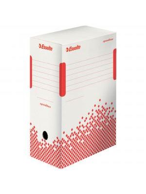 Archívny box Esselte Speedbox 150mm biely/červený