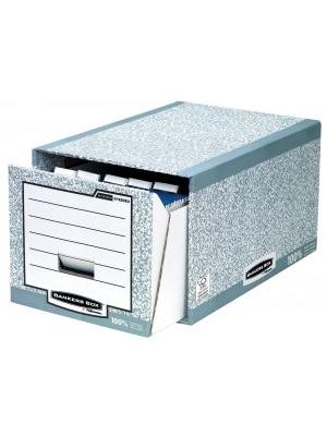 Zásuvkový archív Fellowes BANKERS BOX sivý/biely