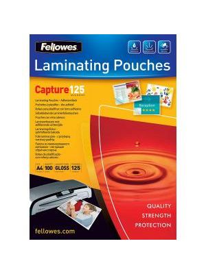Laminovacie fólie Fellowes 216x303 A4 125mic adhezívne