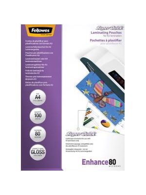Laminovacie fólie Fellowes 216x303 A4 80mic Superquick