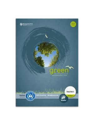 Blok poznámkový Format Werk Ursus Green A4 50 listov štvorčekový