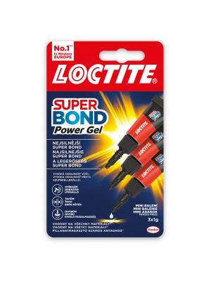 Sekundové lepidlo Loctite Super Bond Power Gel Mini Trio 3x1g