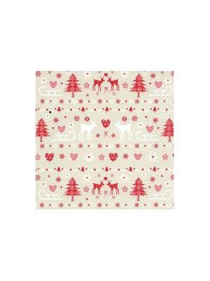 Vianočné servítky 33x33cm Xmas 20 ks