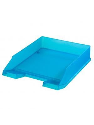 Odkladač Herlitz transparentný tyrkysový