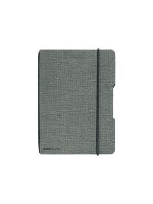 Zošit Herlitz my.book Flex A5 40 listov štvorčekový sivý ľanový