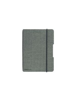 Zošit Herlitz my.book Flex A6 40 listov štvorčekový sivý ľanový