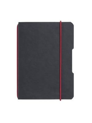 Zošit Herlitz my.book Flex A4 40 listov štvorčekový čierna koženka