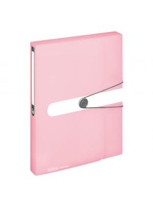 Plastový box s gumičkou Herlitz A4 PP rose
