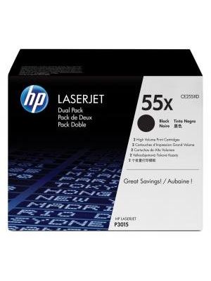 Toner HP CE255XD HP 55X dual pack pre Enterprise P3015/LJ Pro M521/Enterprise M525 black (2x13.000 s