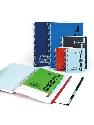 Pozn. blok A6, 150listů, linka, MICRO JUMBO šedá