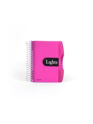 Pozn. blok A6, 150listů, linka, LIGHTSrůžová