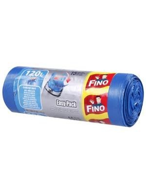 Vrecia zaväzovacie FINO Easy pack 120 ℓ, 22 mic., 70 x 102 cm, modré (15 ks)