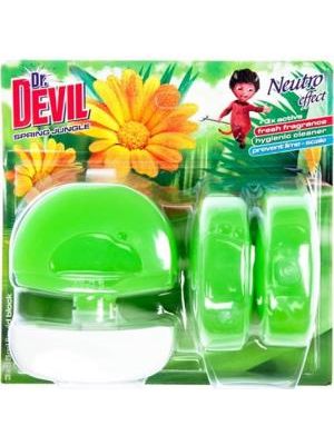 Dr. Devil závesný WC gél 3 x 55 ml - Spring Jungle