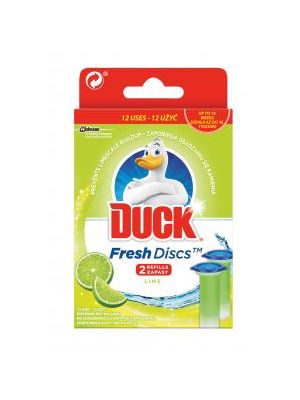 DUCK Fresh Discs WC gél NÁHRADA 2 x 36 ml Limetka