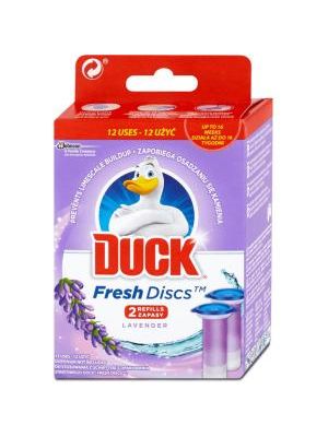 DUCK Fresh Discs WC gél NÁHRADA 2 x 36 ml Levanduľa