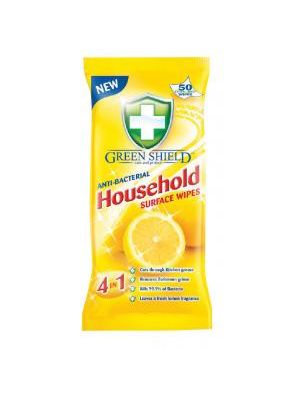 Green Shield čistiace utierky antibakteriálne 50 až 70 kusov