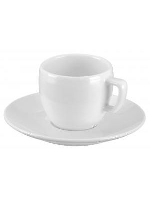 Šálky s podšálkami CREMA na espresso 75ml 6ks