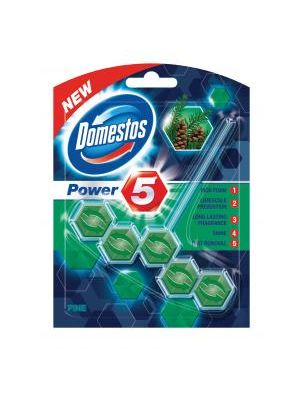 Domestos Power 5 Pine tuhý WC blok 55 g