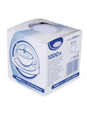 Rozetka do podšálky (PAP) biela Ø9cm 1000 ks