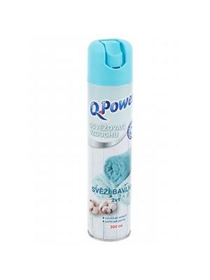 Q-Power osviežovač v spreji 300 ml Bavlna