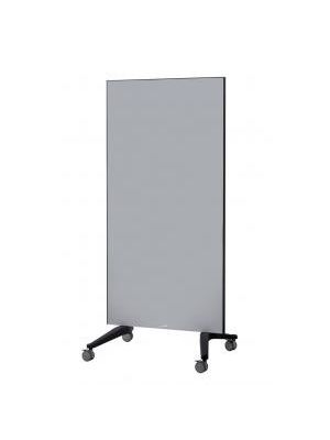 Tabuľa GLASSBOARD 90x175cm sivá na kolieskach