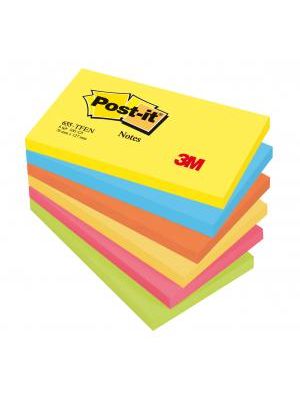 Bločky Post-it ENERGETIC 76x127mm, 6x100 lístkov