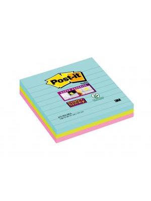 Bloček Post-it Super Sticky COSMIC, veľkosť 101x101 mm, 3 bločky po 70 lístkov